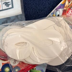 Creative White DIY Masks for Kids